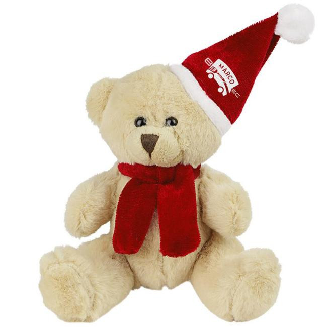 Promotional Nathan Honey, plush Christmas teddy bear - GP20115