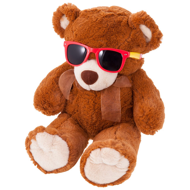 Promotional Billy Brown bear with bow - GP20226