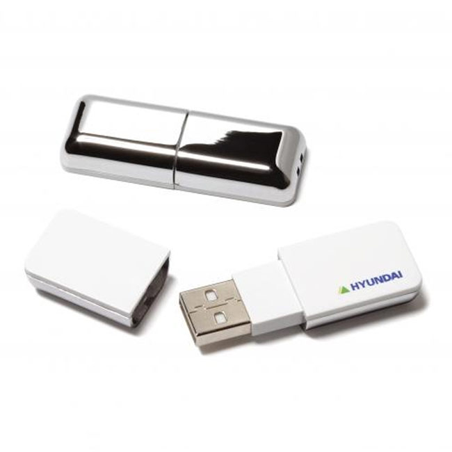 Promotional Chrome 2 Memory USB Stick - GP21463