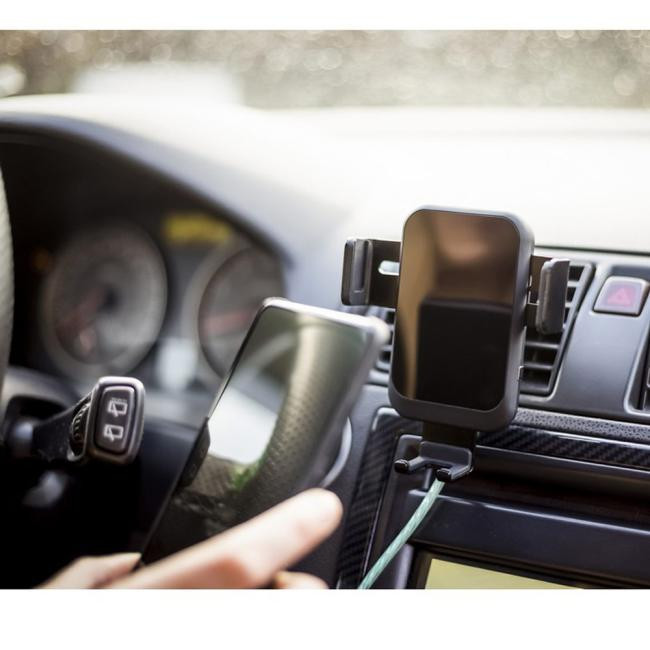 Promotional Mobile phone holder for car, wireless charger 10W - GP50350