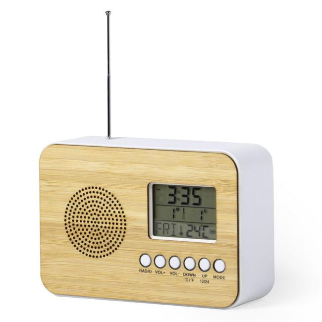 Promotional Desk clock with alarm, radio - GP50367