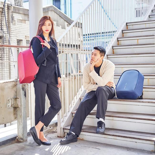 Promotional Bobby Hero Small anti-theft RPET laptop/tablet backpack - GP50996