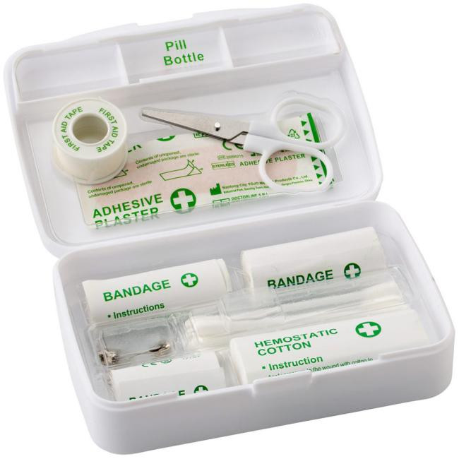 Promotional First aid kit in plastic case - GP58863