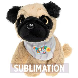 Promotional Aksel plush dog pug - GP20128