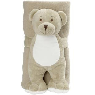 Promotional Phil, plush teddy bear with blanket - GP20139
