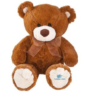 Promotional Billy Brown bear with bow - GP20226