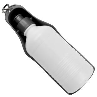 Promotional Travel bottle 250 ml for dog, water bowl with carabiner | Maud - GP50020