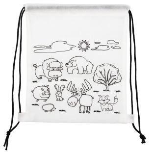 Promotional Drawstring bag for colouring, crayons | Brody - GP50021