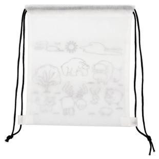 Promotional Drawstring bag for colouring, crayons | Brody - GP50021