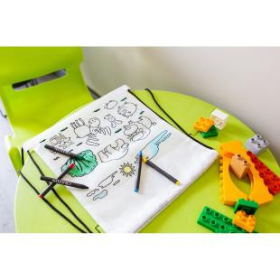 Promotional Drawstring bag for colouring, crayons | Brody - GP50021
