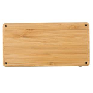 Promotional Bamboo power bank 8000 mAh, solar charger - GP50136
