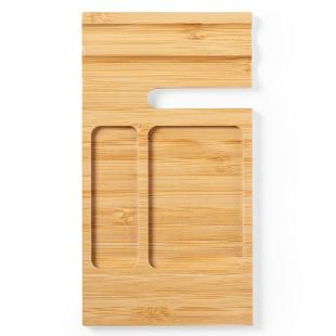 Promotional Bamboo desk organizer phone stand - GP50228