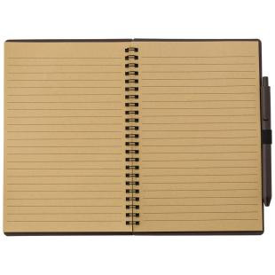 Promotional Coffee fibre A5 notebook with ball pen - GP50236