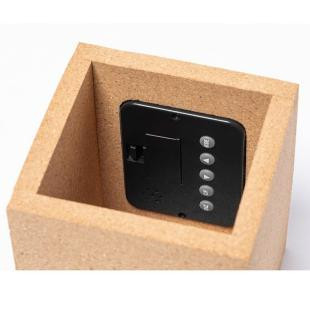 Promotional Cork pen holder with multifunctional clock - GP50258