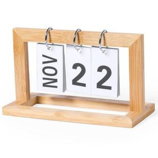 Promotional Bamboo desk calendar