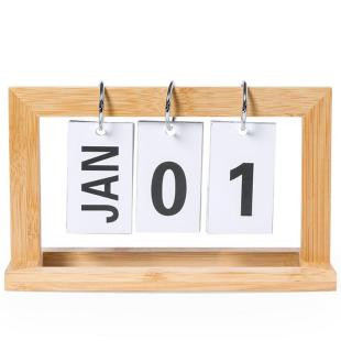 Promotional Bamboo desk calendar - GP50261