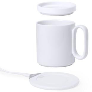Promotional Cup 350 ml, wireless charger 10W, cup warmer - GP50391