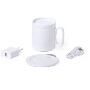 Promotional Cup 350 ml, wireless charger 10W, cup warmer - GP50391
