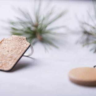 Promotional Cork keyring - GP50738