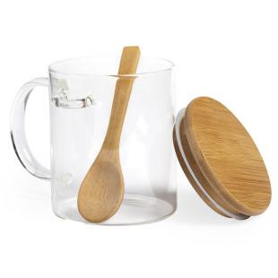 Promotional Mug 420 ml with spoon and lid - GP50878
