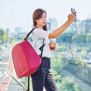 Promotional Bobby Hero Small anti-theft RPET laptop/tablet backpack - GP50996
