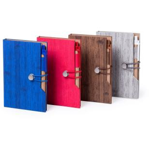 Promotional A5 notebook, sticky notes, ball pen - GP52945
