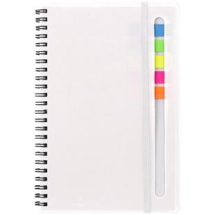 Promotional A5 notebook, sticky notes - GP52994