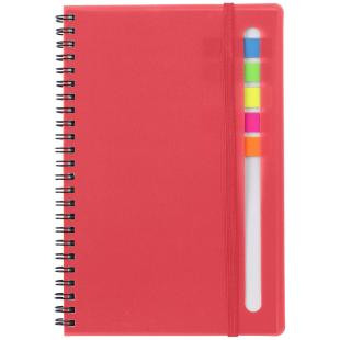 Promotional A5 notebook, sticky notes - GP52994