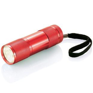 Promotional Aluminium LED torch with strap - GP55771