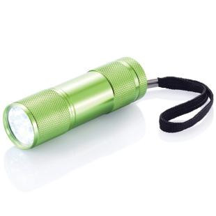 Promotional Aluminium LED torch with strap - GP55771