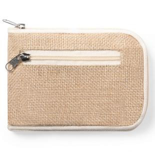Promotional Cotton foldable shopping bag, jute details - GP56813