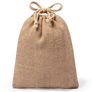 Promotional Small jute drawstring bag - GP56826