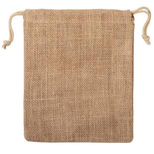 Promotional Small jute drawstring bag - GP56826