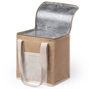Promotional Laminated jute cooler bag