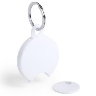 Promotional Antibacterial keyring with shopping cart coin - GP58193