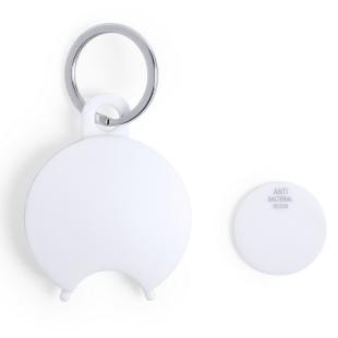 Promotional Antibacterial keyring with shopping cart coin - GP58193