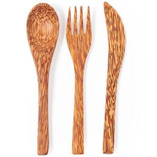 Promotional Coconut cutlery set - GP58205