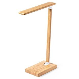 Promotional Bamboo wireless charger desk lamp - GP58313
