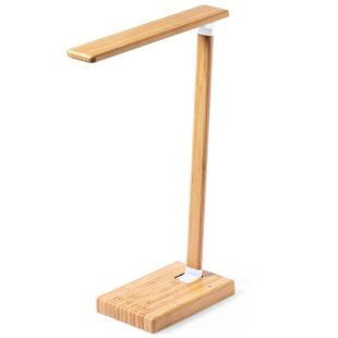 Promotional Bamboo wireless charger desk lamp - GP58313