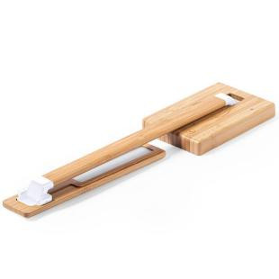 Promotional Bamboo wireless charger desk lamp - GP58313