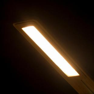 Promotional Bamboo wireless charger desk lamp - GP58313