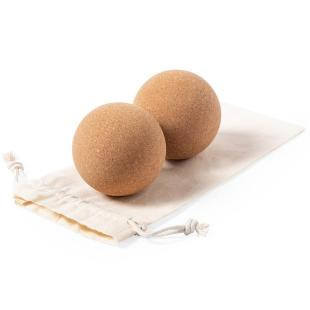 Promotional Set of cork yoga balls - GP58360