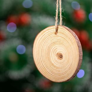 Promotional Wooden Christmas hanger - GP58802